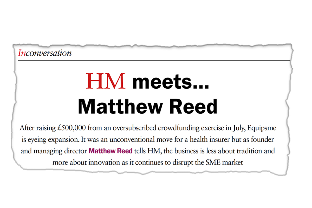 Equipsme founder talks shop with LaingBuisson