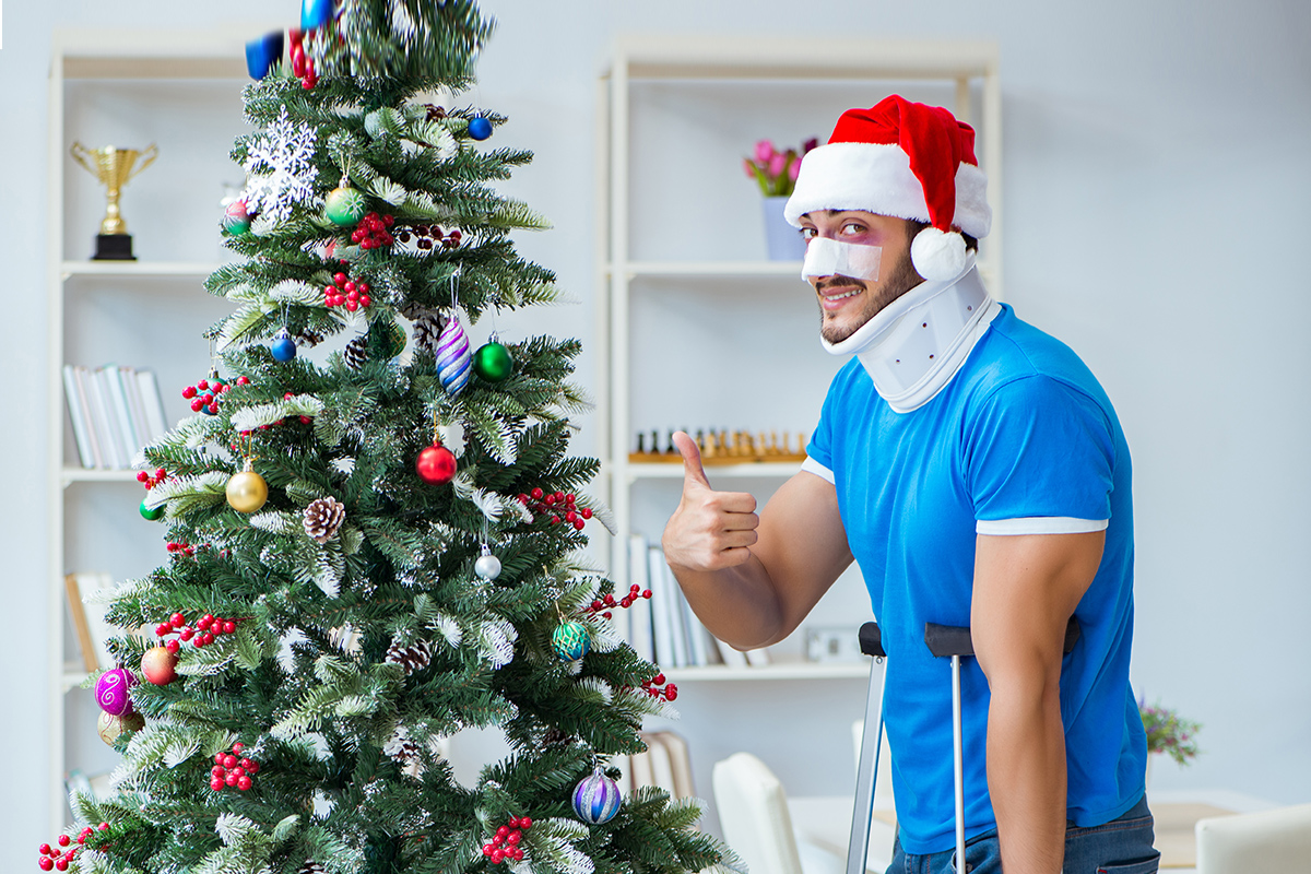 Black and Blue Christmas