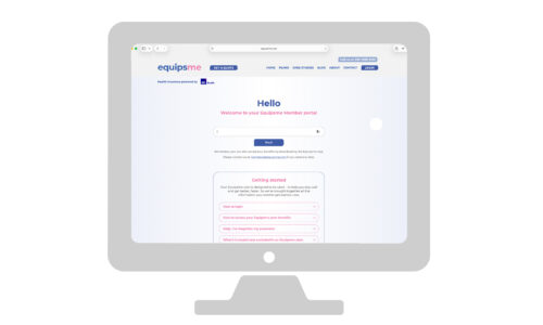 How Equipsme works: How to log in